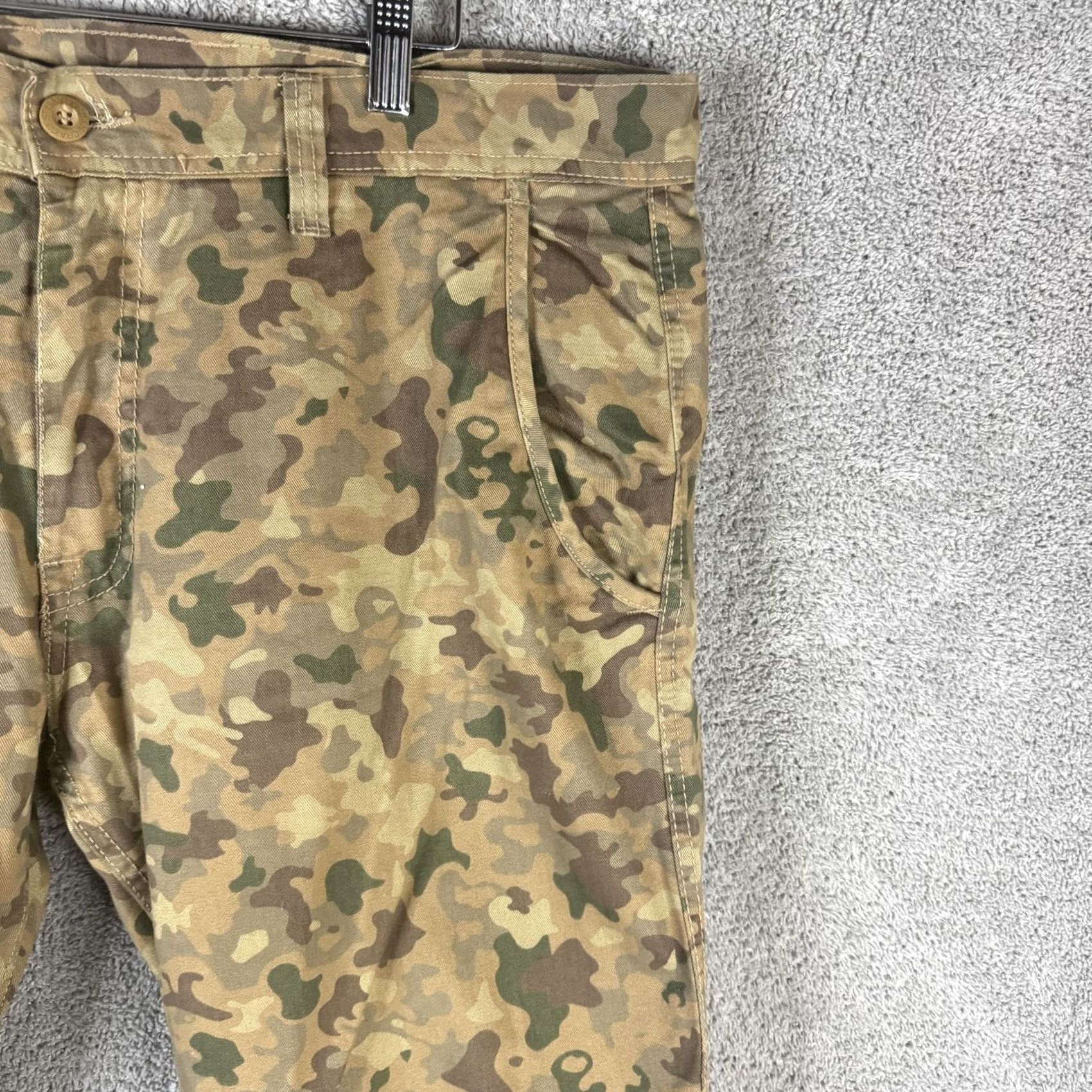 Jordan Craig Jordan Craig Pants Mens 38x32 Beige Camouflage Cargo Straight Leg Cotton Casual Size US 38 / EU 54 - 3 Thumbnail