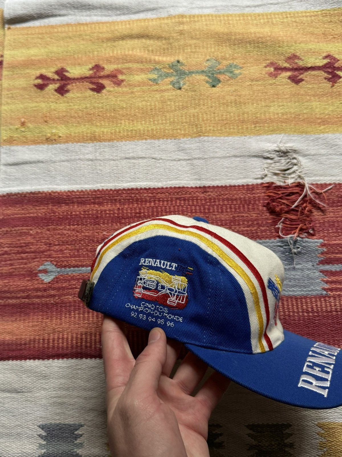 Vintage Vintage Renault Formula 1 90’s World Champions Hat Size ONE SIZE - 3 Thumbnail