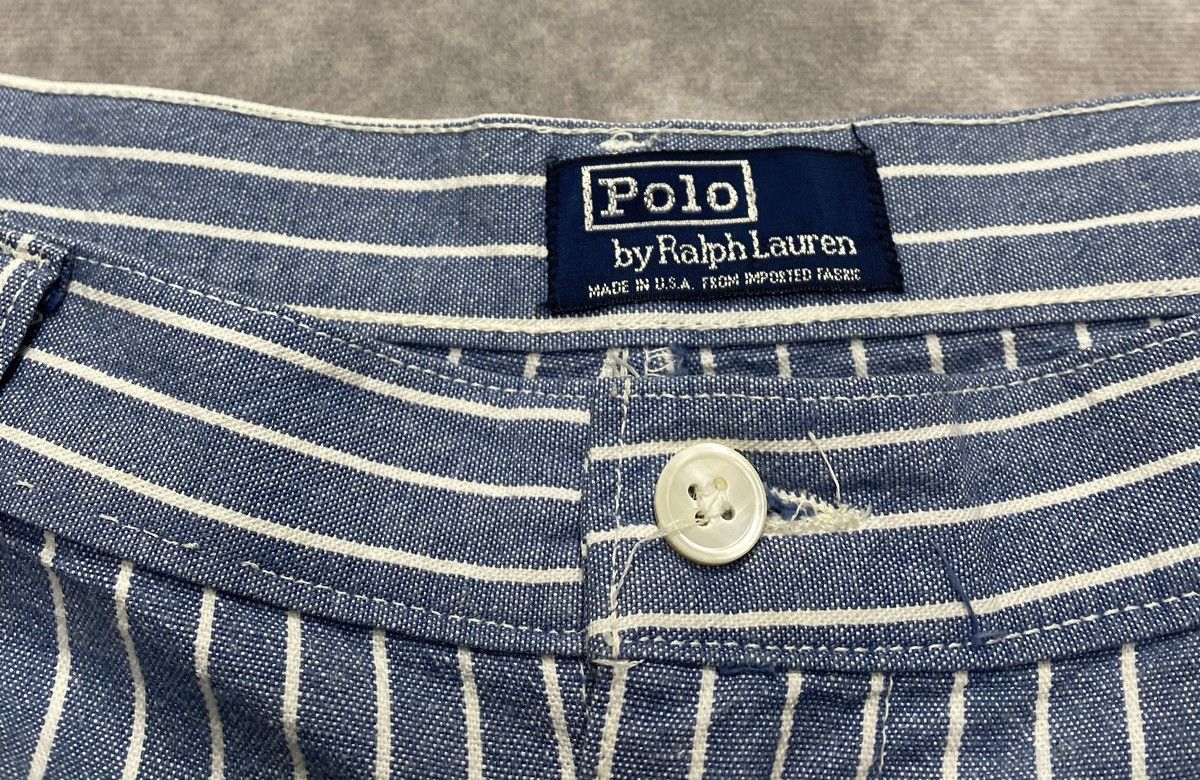 Polo Ralph Lauren 90’s Vintage Polo Ralph Lauren Striped Shorts Size US 36 / EU 52 - 4 Thumbnail