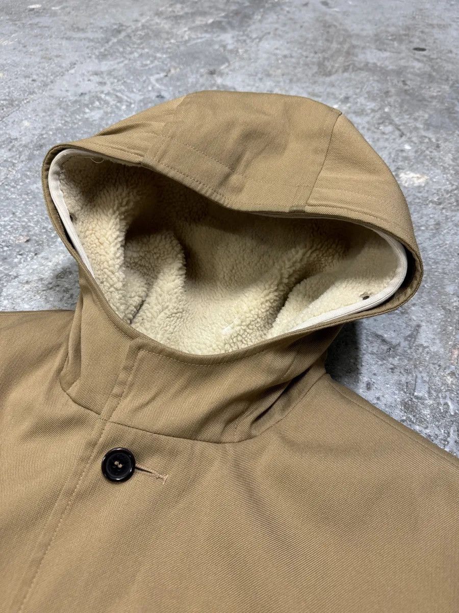Prada FW1999 Prada Beige Buttoned Hooded 2 in 1 Coat Size US M / EU 48-50 / 2 - 11 Thumbnail