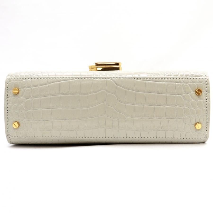 Saint Laurent Paris o1b1hav110824 Size: OS / Mini Top Handle Bag in Soft Cream Size ONE SIZE - 4 Thumbnail
