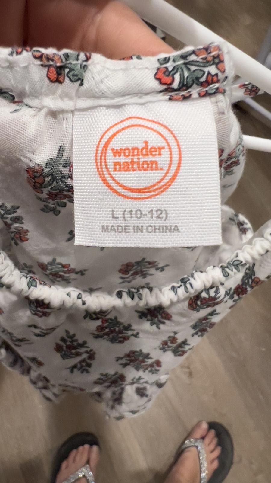 Other Wonder Nation Floral Tiered Top - Size L (10-12) Size L / US 10 / IT 46 - 3 Thumbnail