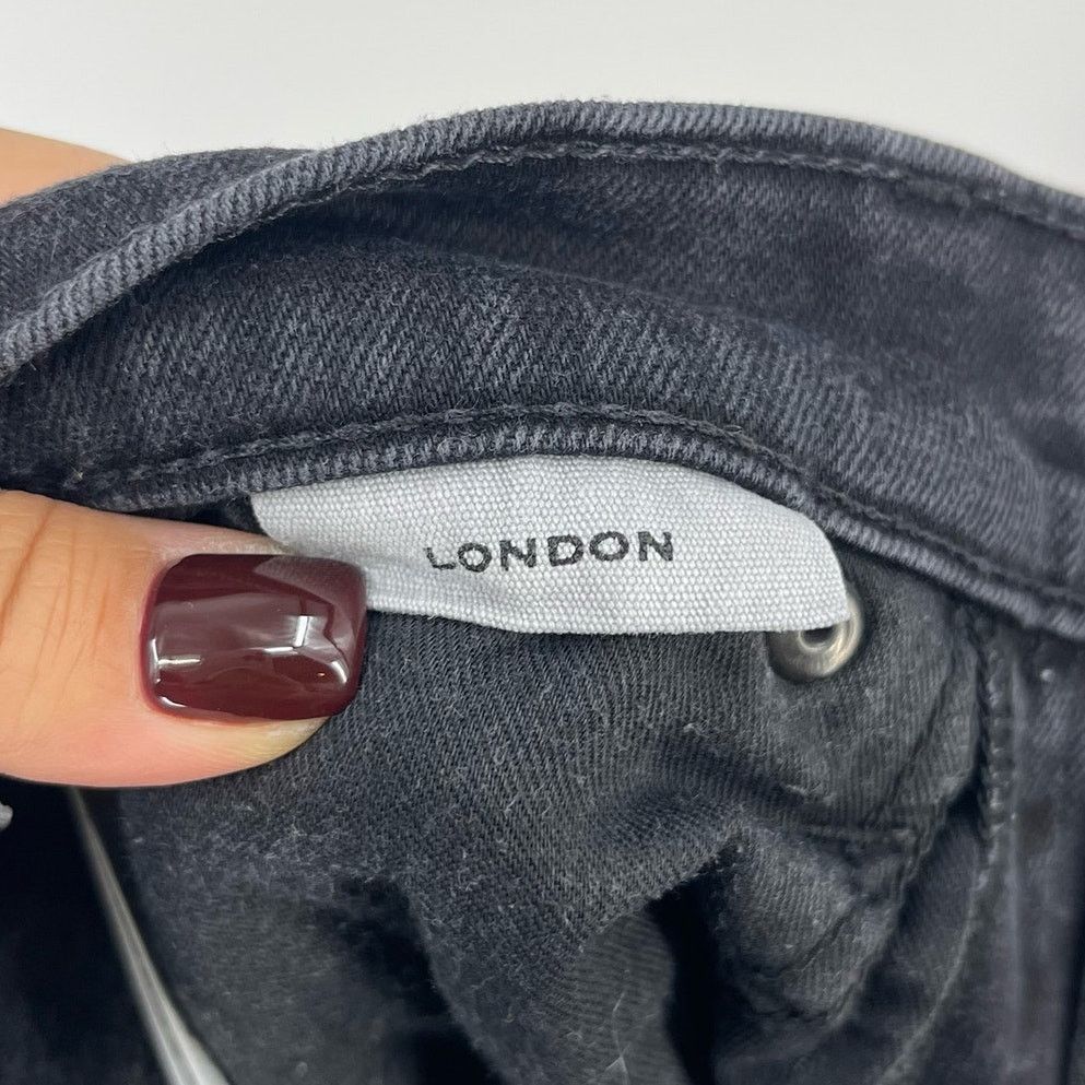 SLVRLAKE SLVRLAKE | London Straight Leg Jeans Jet Black 25 Size 25" / US 0 / IT 36 - 12 Thumbnail
