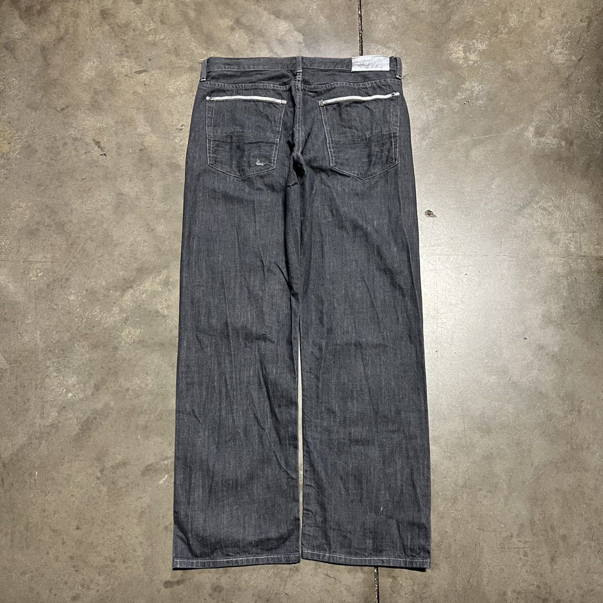 Sean John Vintage Y2K Sean Jean Baggy Denim Jeans Wide Leg Skater Size US 36 / EU 52 - 3 Thumbnail