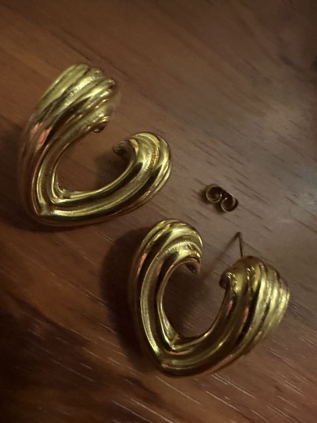 Other Sophisticated Vintage goldtone quality post earrings Size ONE SIZE - 3 Thumbnail