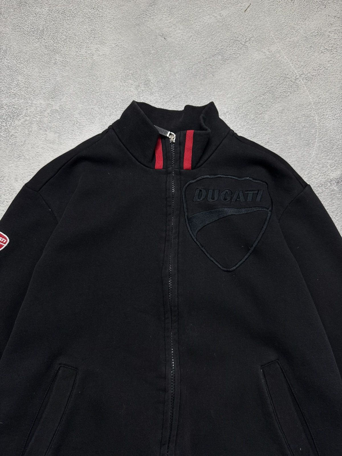 Ducati Vintage Y2k Ducati Print Zip Sweatshirt Size US M / EU 48-50 / 2 - 4 Thumbnail