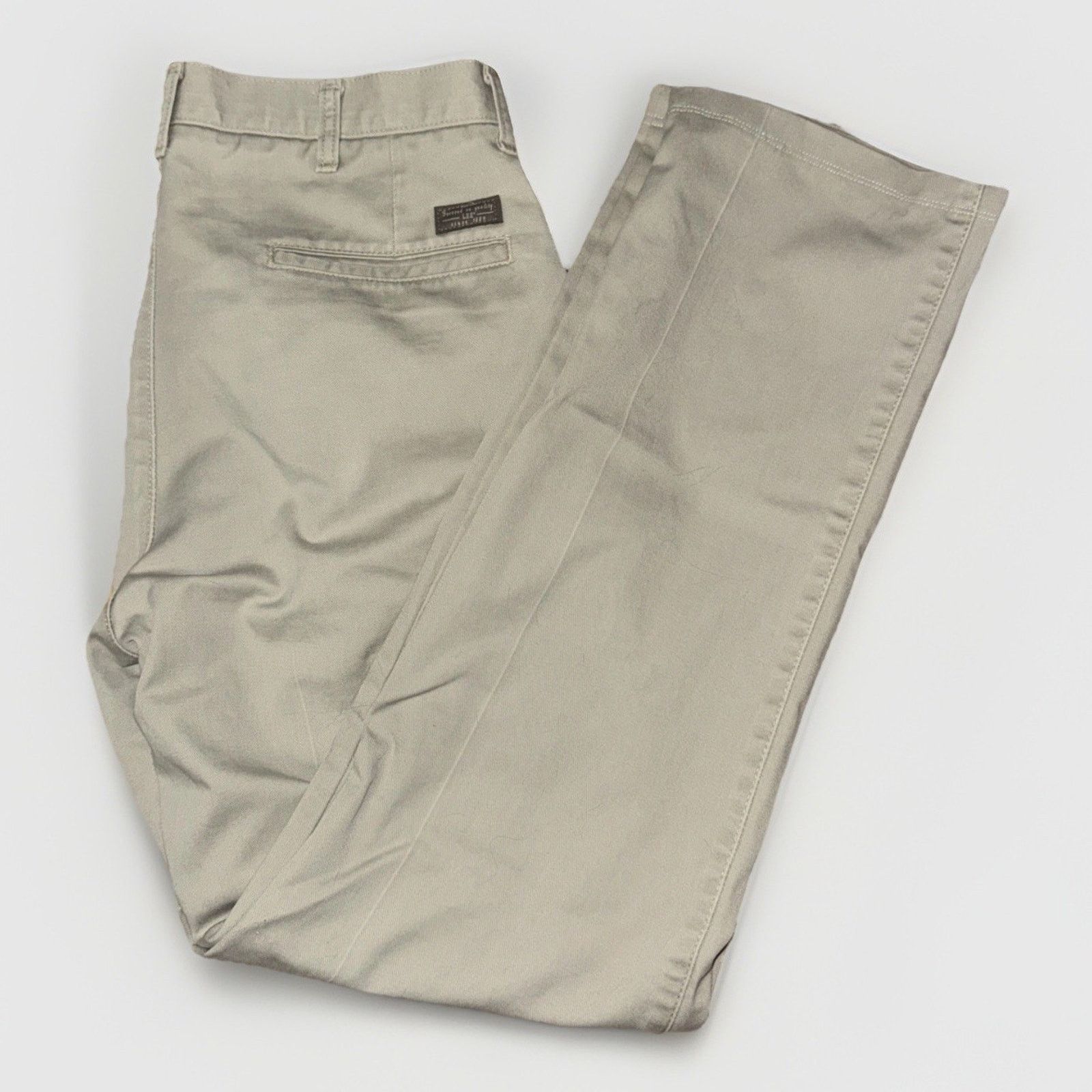 Lee × Vintage Lee Performance Khaki 32x32 Trousers Y2K Preppy Oxford Prep Size US 32 / EU 48 - 5 Thumbnail