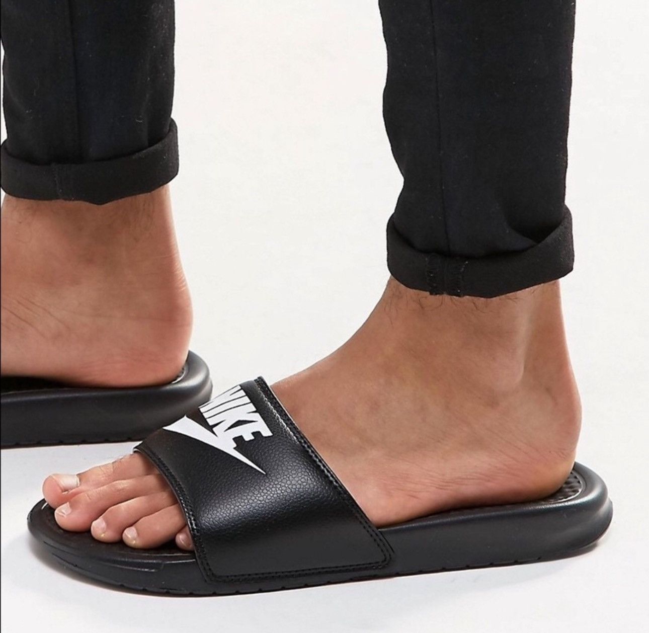 Nike Nike Men’s Benassi JDI Black Slides Sz 11 Size US 11 / IT 41 - 3 Thumbnail