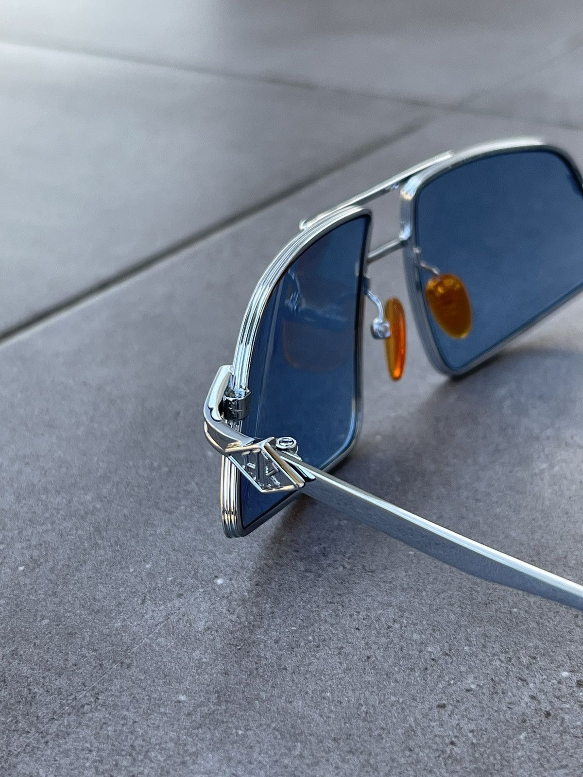 Han Kjobenhavn !DS! SS23 Han Kjobenhavn Demo High Silver Blue Sunglasses Size ONE SIZE - 13 Thumbnail