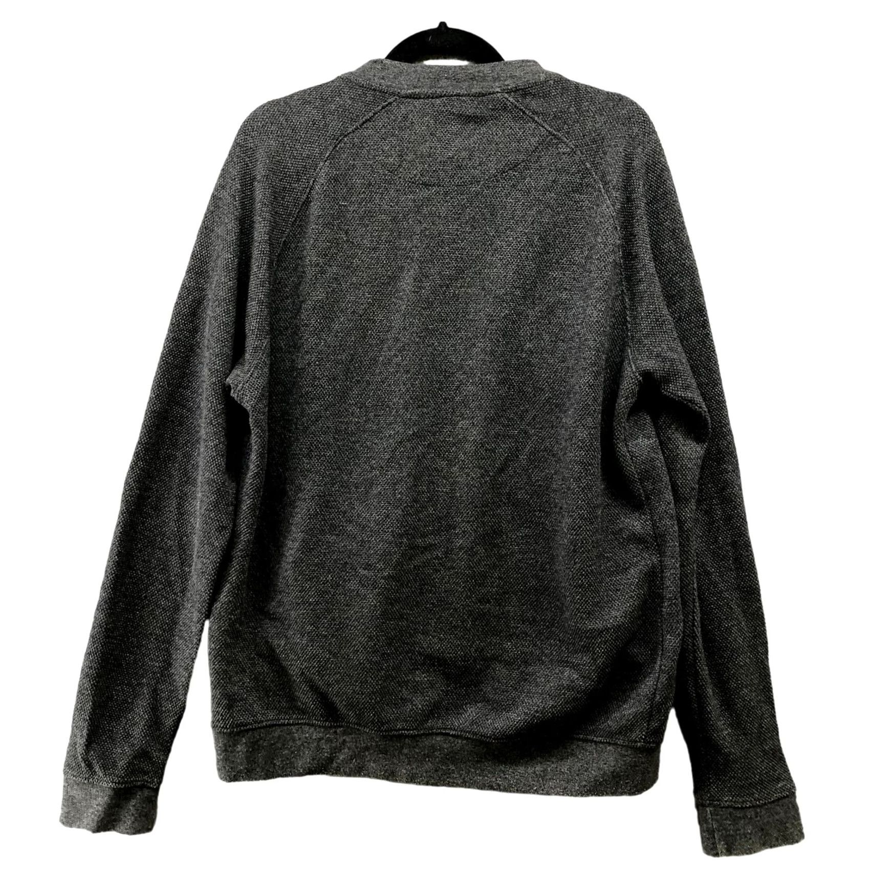 Vintage Steel & Jelly Full Zip Sweater Mens L Gray Knit Cotton Blend Textured Knit Slub Casual Crew Neck Size US L / EU 52-54 / 3 - 2 Thumbnail