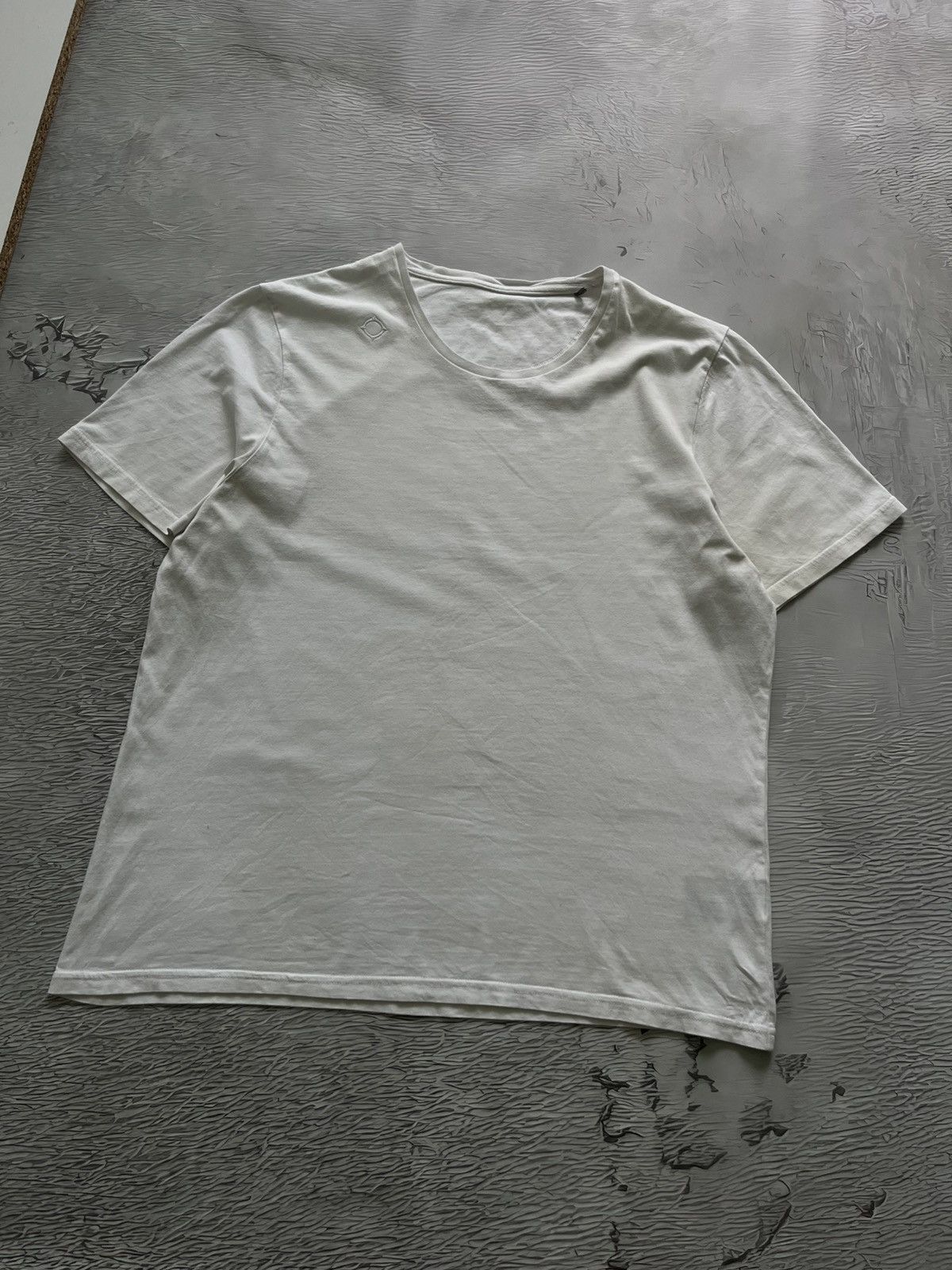MA.STRUM MA.STRUM Vintage Basic White T-Shirt Streetwear Size US L / EU 52-54 / 3 - 2 Thumbnail