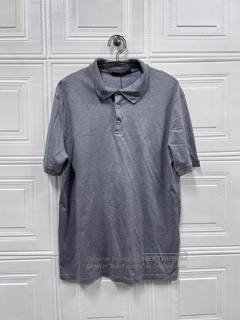 Louis Vuitton Louis Vuitton Embroidered small logo short sleeve Polo shi Size US XL / EU 56 / 4 - 1 Thumbnail