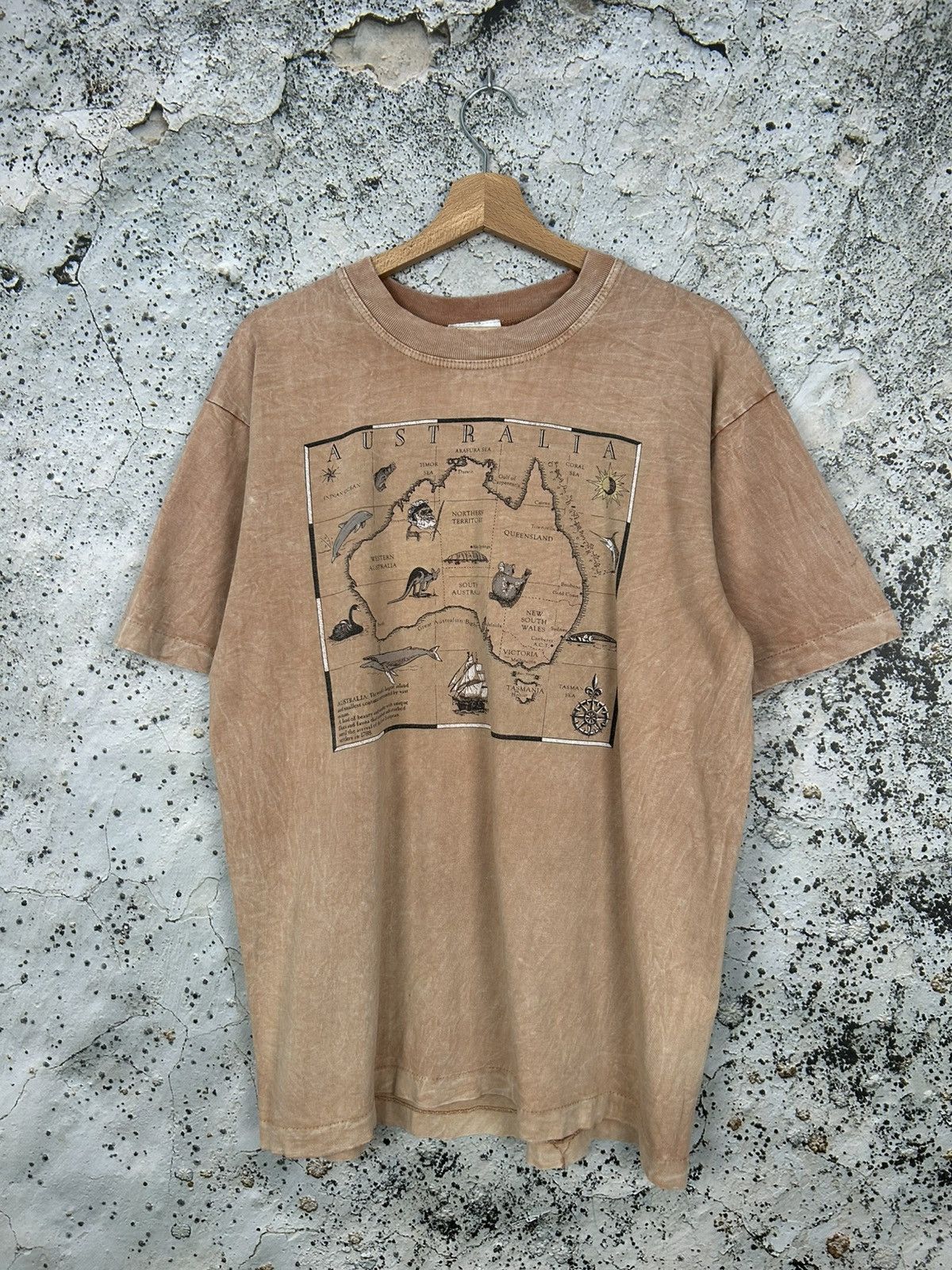 Vintage Australia Graphic Tee 90s Archive Rare