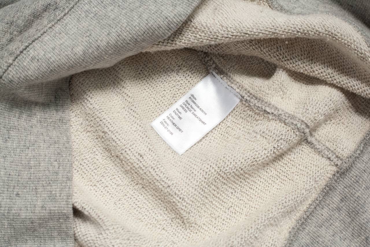 R13 R13 Grunge Sweatshirt Dress in Heather Size M / US 6-8 / IT 42-44 - 6 Thumbnail