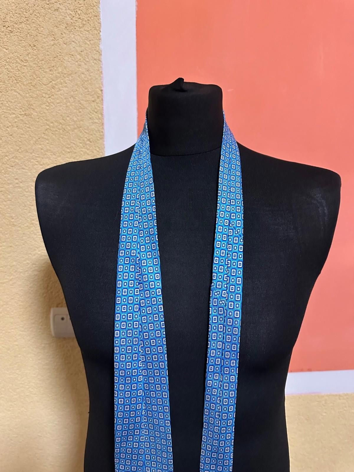 Cesare Attolini Cesare Attolini Silk Tie Blue Size ONE SIZE - 4 Thumbnail