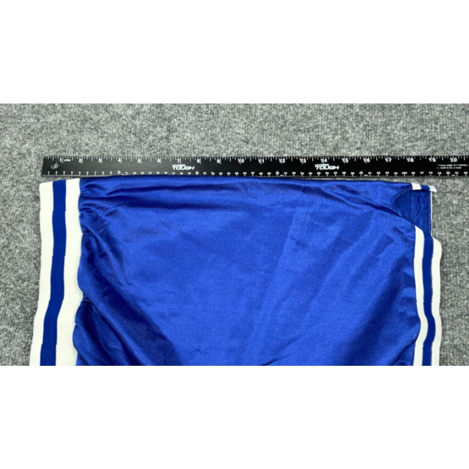 Vintage VTG 90s Blue Striped Athletic Shorts Adult XL LeTrell Sports 7" Inseam USA Made Athletic Mens Shorts Size US 34 / EU 50 - 5 Thumbnail