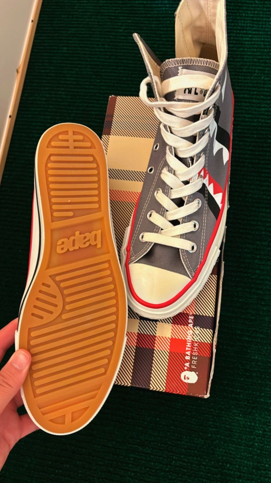 Bape Shark Apesta Hi Size US 8.5 / EU 41-42 - 12 Thumbnail