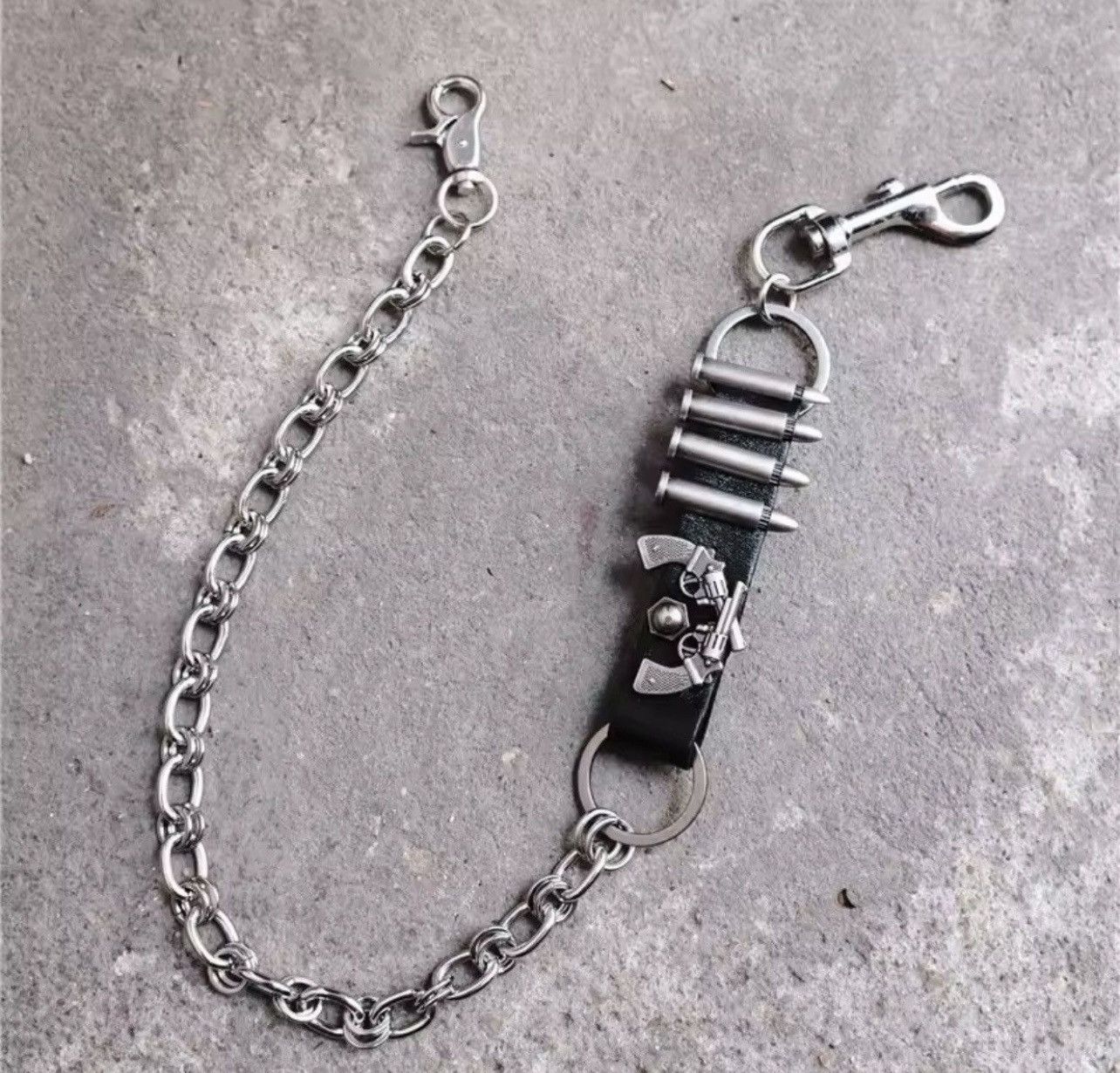 Jewelry Punk Bullet Belt Pants Chain Size ONE SIZE - 2 Thumbnail