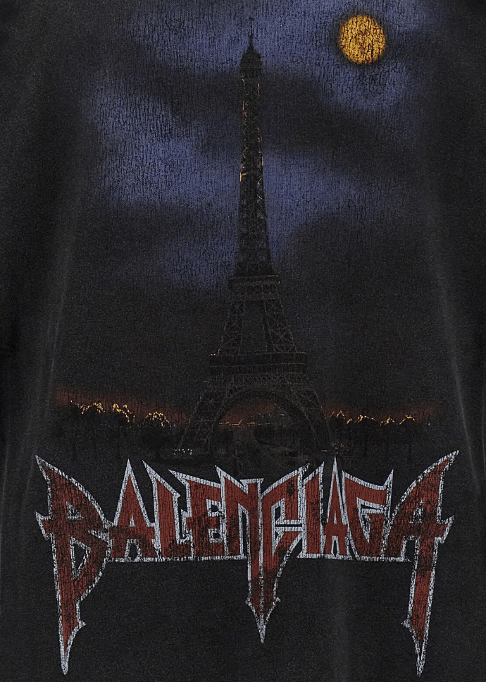 Balenciaga Balenciaga Paris Moon Double Sided L/S Size US S / EU 44-46 / 1 - 4 Thumbnail
