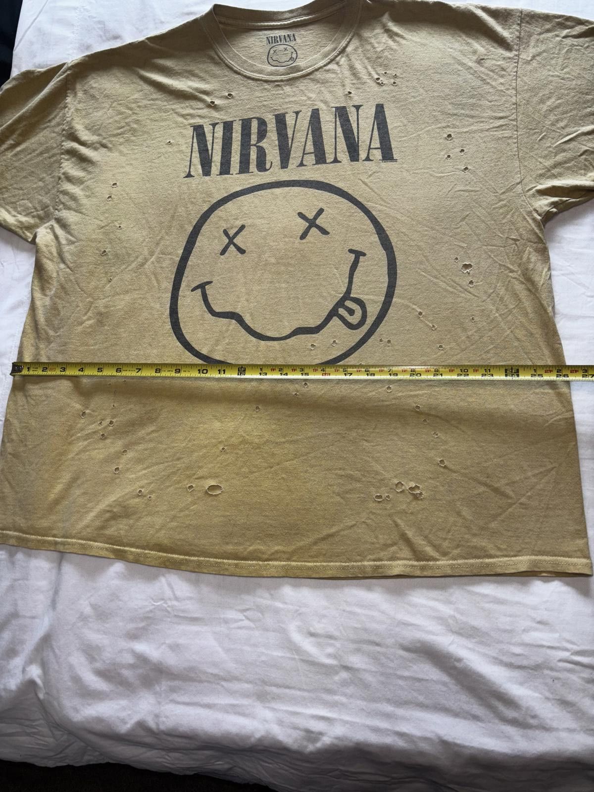 Nirvana Vintage Nirvana Smiley Face Graphic Tshirt Size US M / EU 48-50 / 2 - 7 Thumbnail