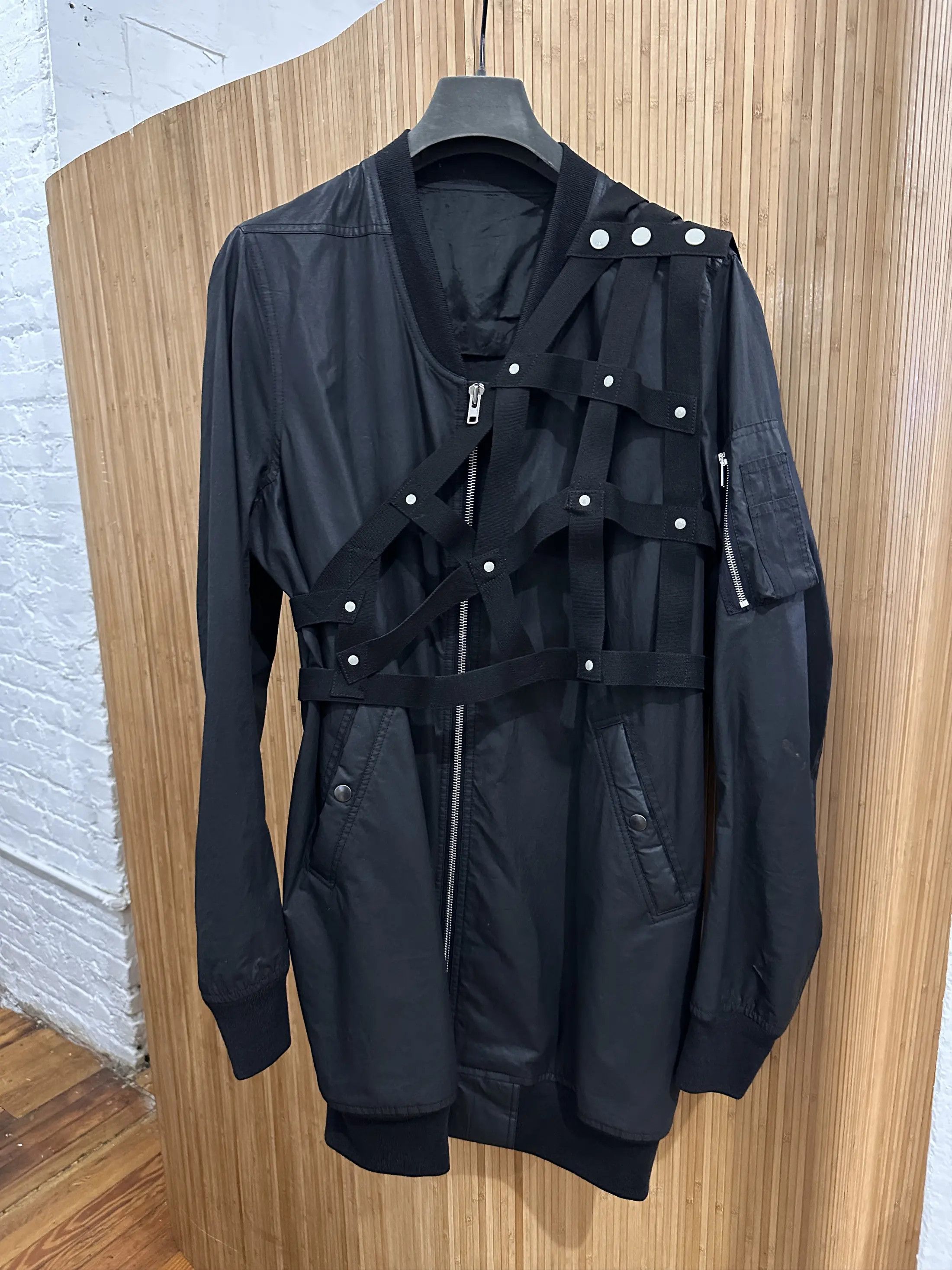 Rick Owens SS14 VICIOUS MOLLINO JACKET BLACK | Grailed