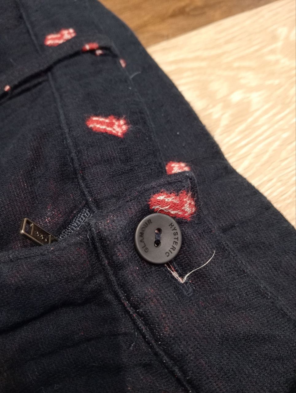 Hysteric Glamour × The Rolling Stones VINTAGE HYSTERIC GLAMOUR X ROLLING STONES SHORTPANTS - NAVY Size US 34 / EU 50 - 4 Thumbnail
