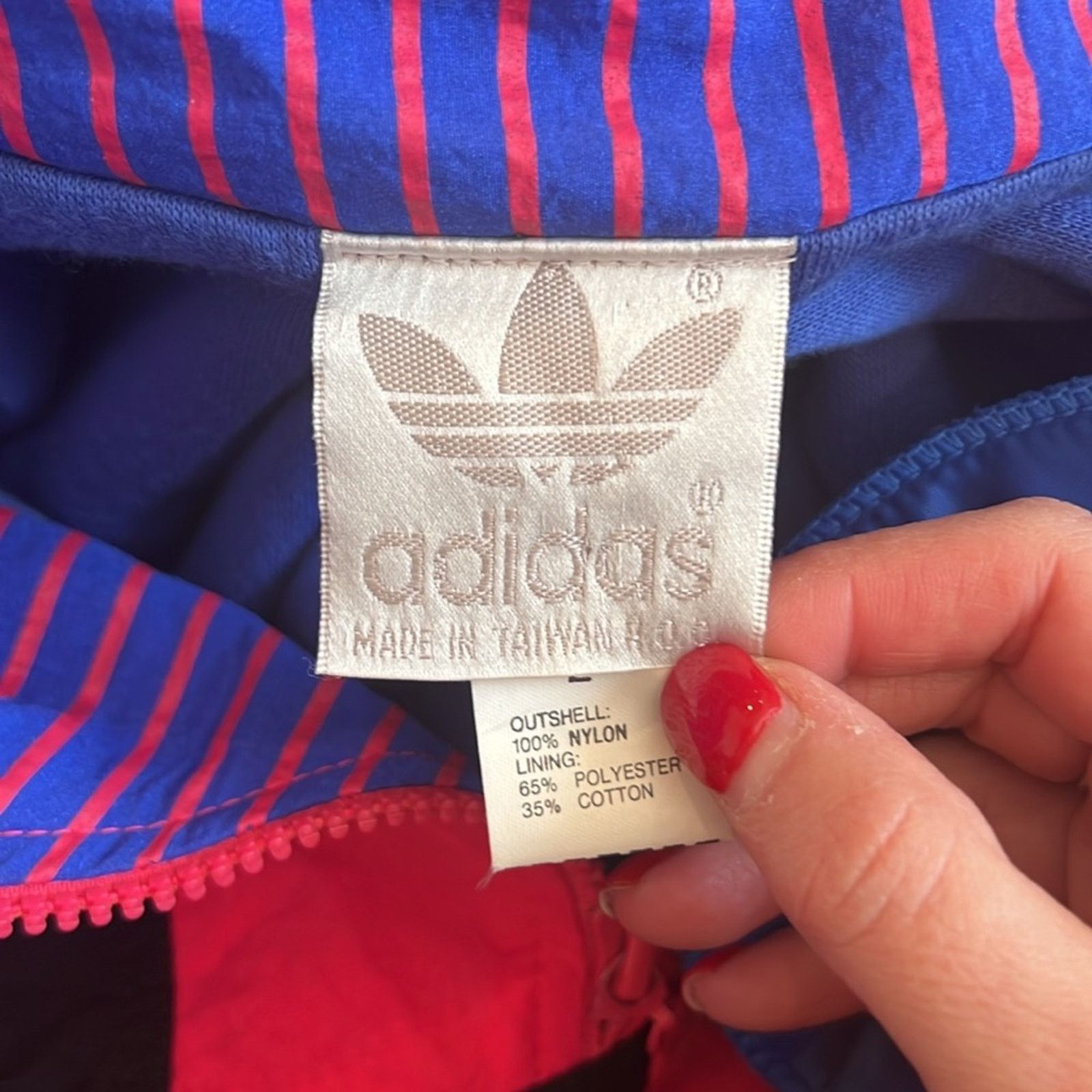 Adidas Vintage Adidas Half Zip Windbreaker Jacket Size L / US 10 / IT 46 - 10 Thumbnail