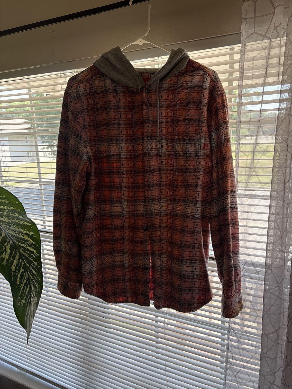 Supreme Supreme Hooded Flannel Size US M / EU 48-50 / 2 - 1 Thumbnail