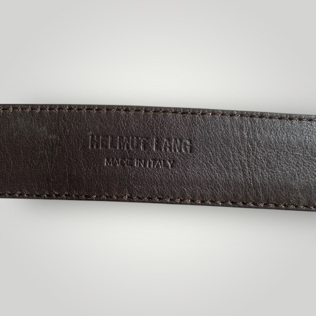 Helmut Lang Archive Metal Plate Reptile Belt Size ONE SIZE - 8 Thumbnail