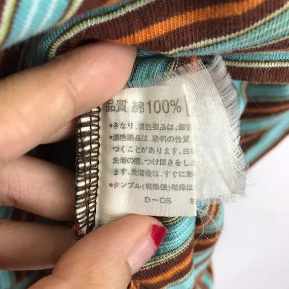 Hang Ten Vtg HANG TEN SURFING Striped Yellow Tag Pocket Tee Shirt Size US M / EU 48-50 / 2 - 7 Thumbnail