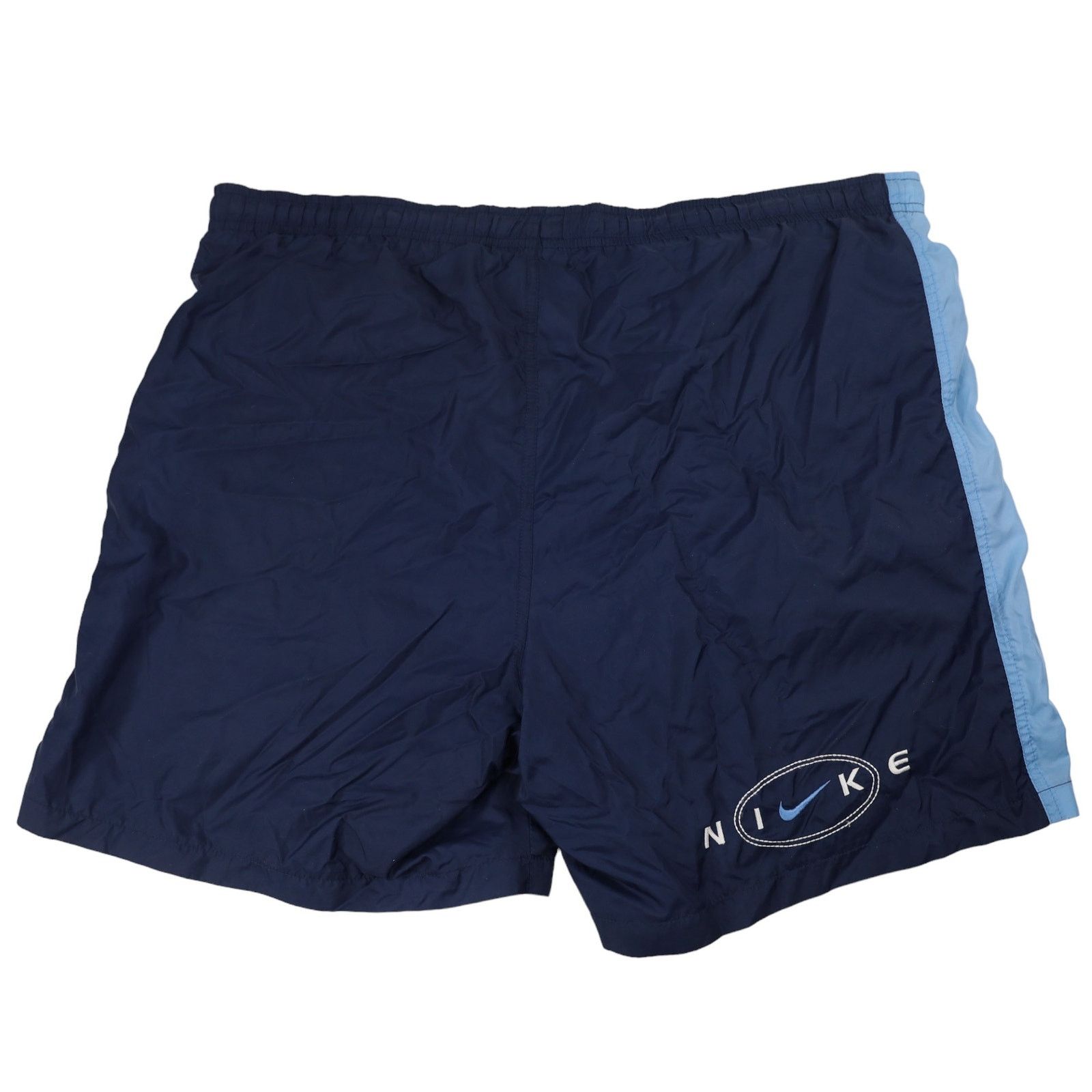 Nike × Vintage Vintage 90s Nike Spellout Swim Trunks Size US 38 / EU 54 - 1 Thumbnail