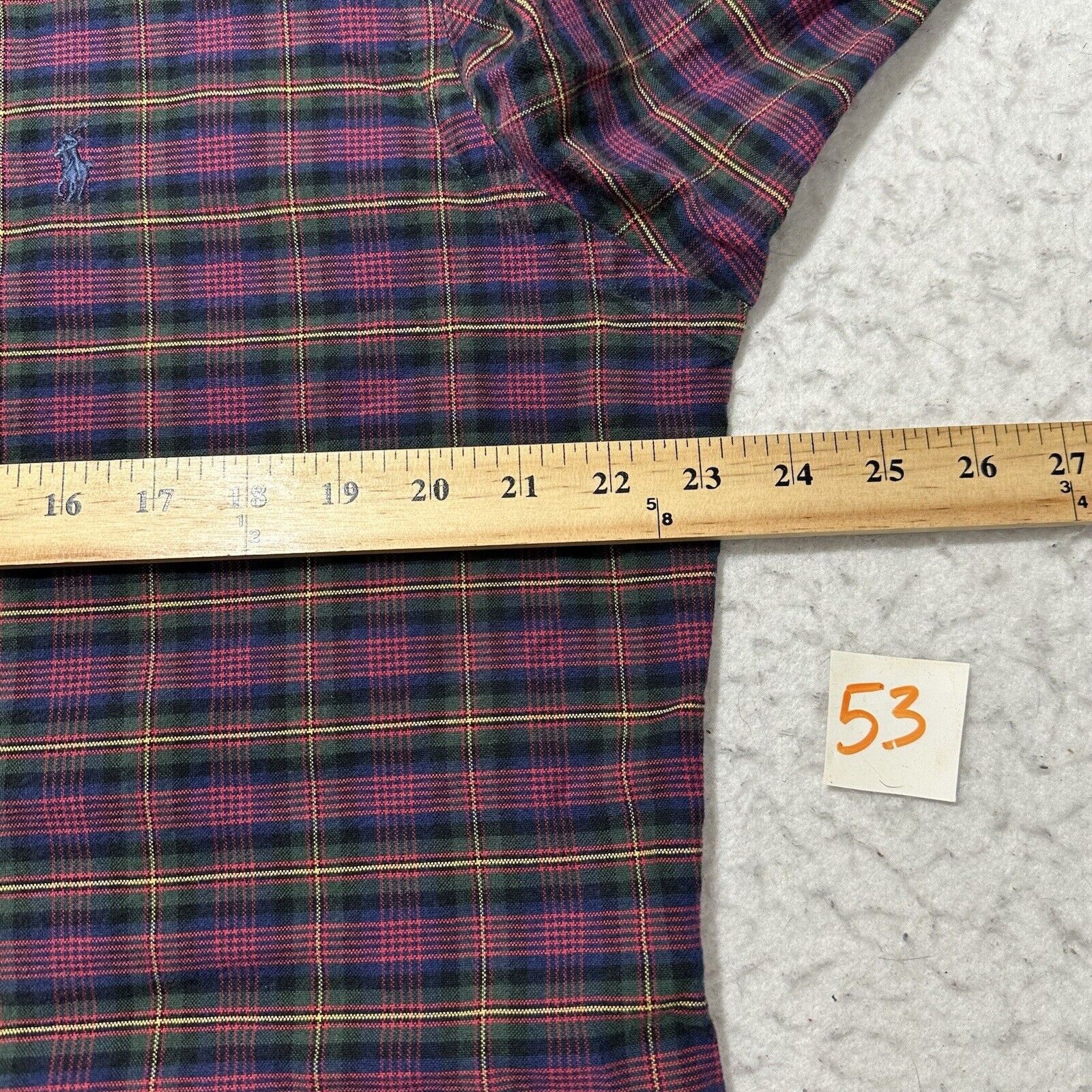 Ralph Lauren Ralph Lauren Large Button Down Purple Plaid Dress Shirt Size US L / EU 52-54 / 3 - 7 Thumbnail