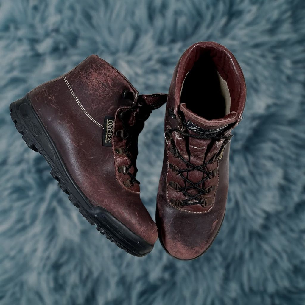 Vasque Vasque Sundowner Gortex Hiking Boots Gorpcore Leather Brown Men 8M Size US 8 / EU 41 - 1 Thumbnail