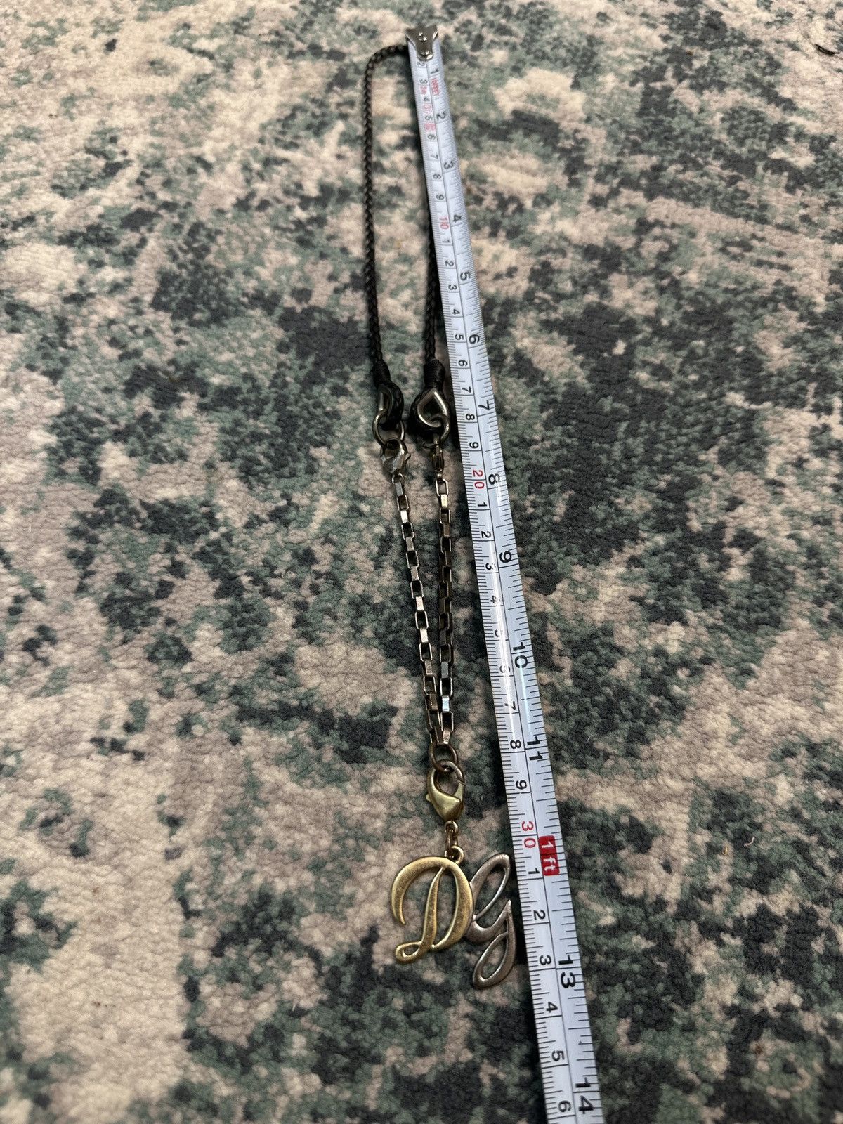 Dolce & Gabbana Vintage Dolce & Gabbana D&G 2 Way Leather Logo Necklace Size ONE SIZE - 17 Thumbnail
