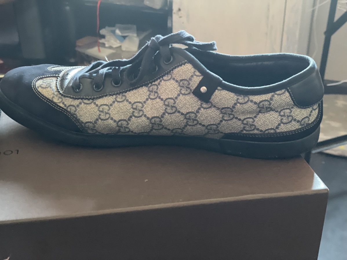 Gucci Gucci Lowtop Sneakers Size 12 with box and dust bag Size US 12 / EU 45 - 3 Thumbnail