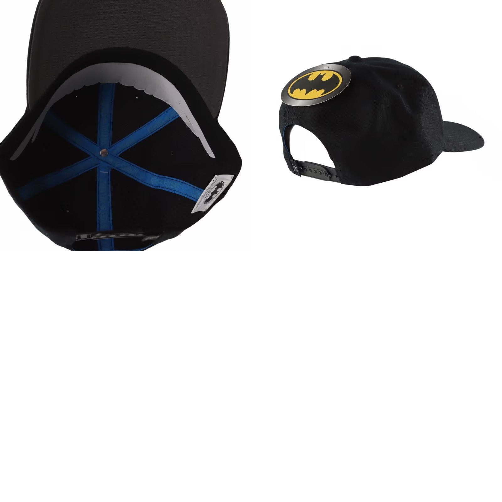 Vintage Batman Snapback Hat - Black - Heroes and Villains - Sons of the Batman - Adjustable - Men Size ONE SIZE - 8 Thumbnail