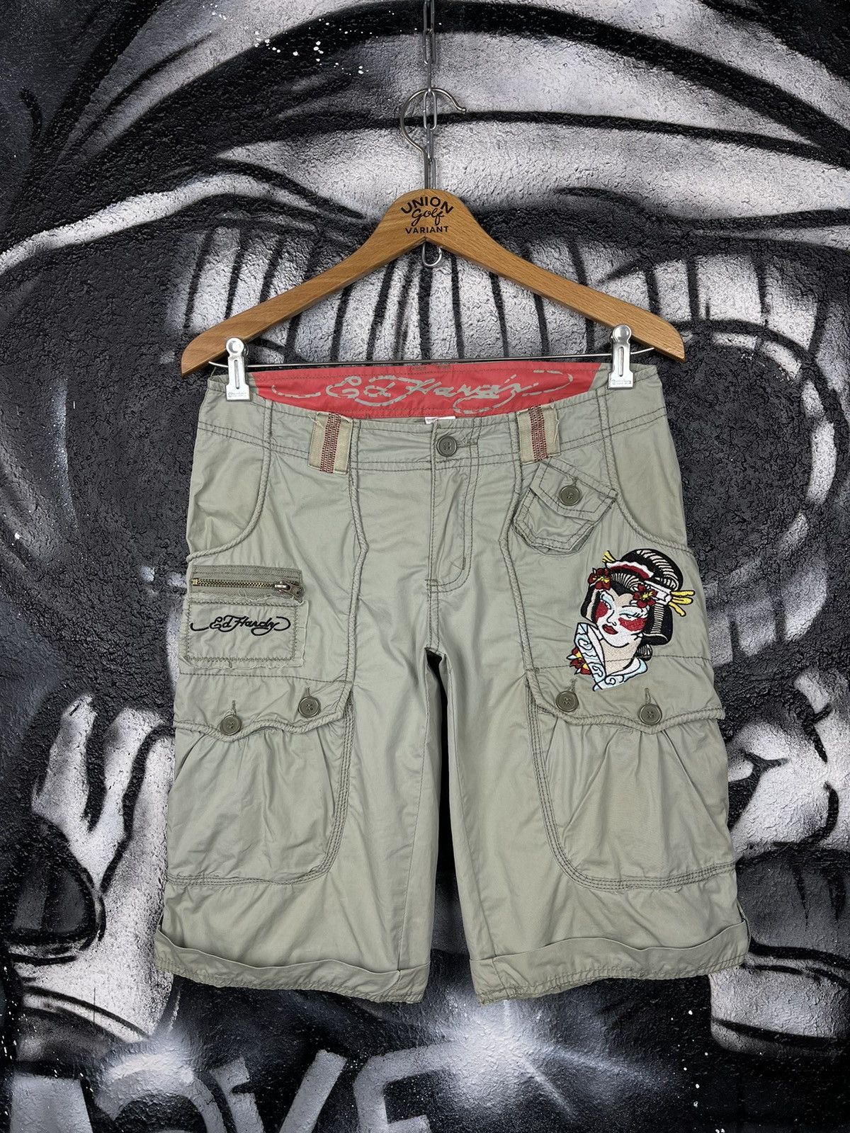 Ed Hardy Ed Hardy By Christian Audigier Cargo Shorts Women’s Size M Size 27" / US 4 / IT 40 - 2 Thumbnail