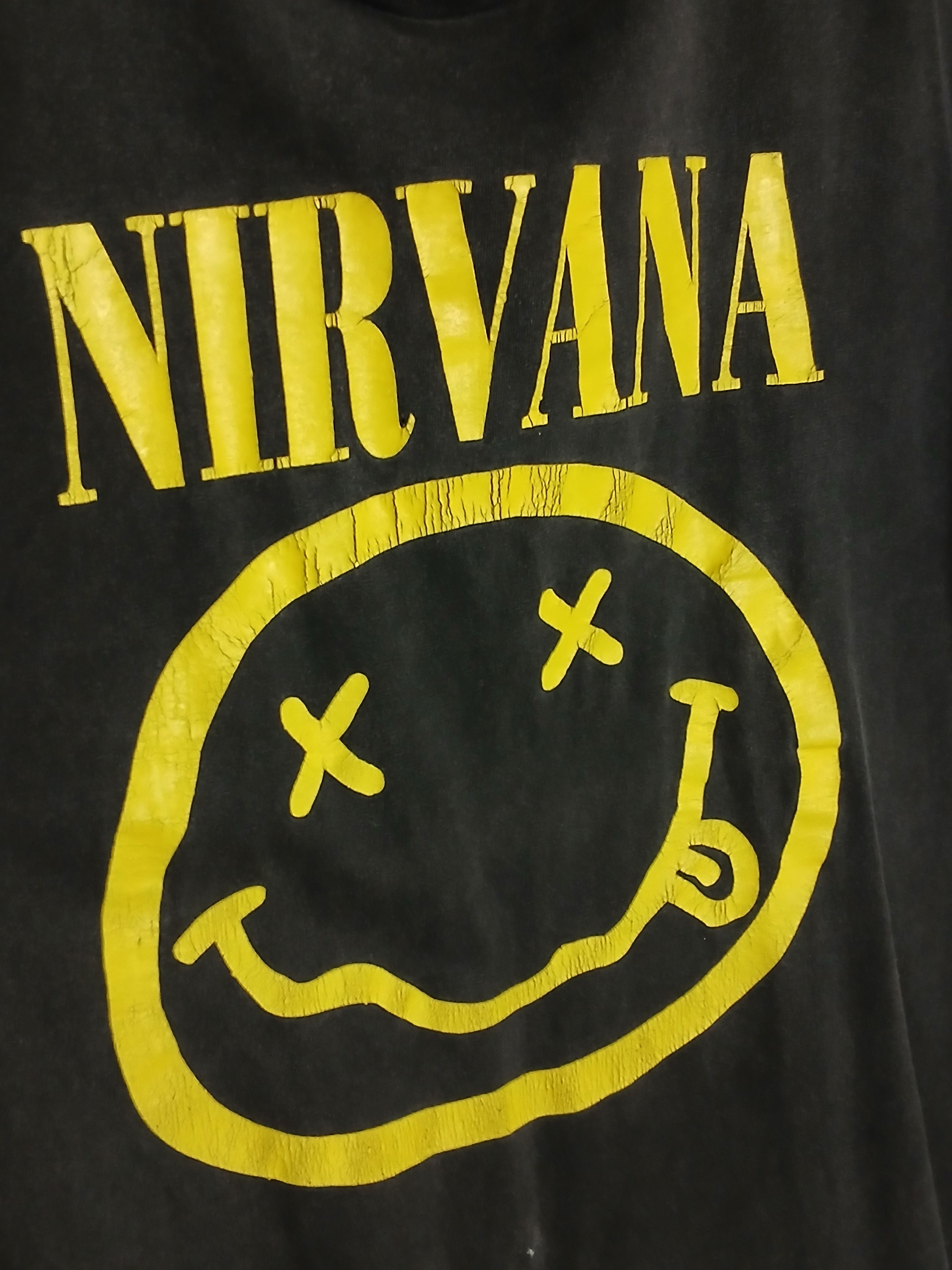 Band Tees × Nirvana Nirvana Kurt Cobain Smile T-Shirt Size US XL / EU 56 / 4 - 3 Thumbnail