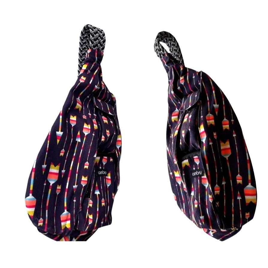Other Ambry Nora Sling Bag Crossbody Hiking Backpack Arrow Print T Size ONE SIZE - 6 Thumbnail