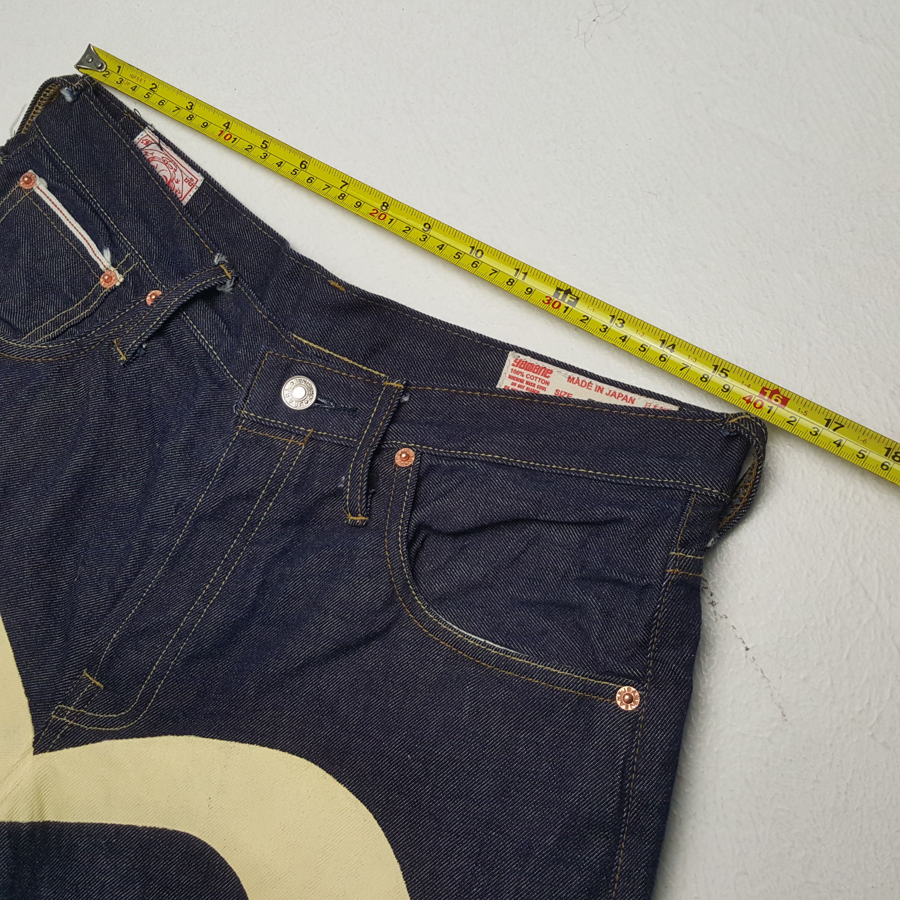 Japanese Brand × Vintage EVISU Japanese Brand Streetwear Custom Daicock Jeans Size US 32 / EU 48 - 7 Thumbnail