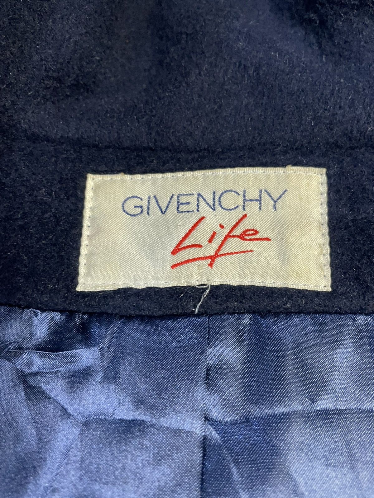 Givenchy Vintage Givenchy Life Double Breasted Wool Coat Size US M / EU 48-50 / 2 - 5 Thumbnail