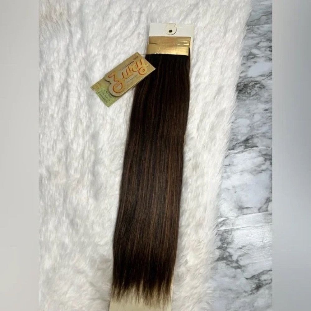 Other Ultra Silky 100% Human hair extensions 18 In long Black wit Size ONE SIZE - 1 Thumbnail
