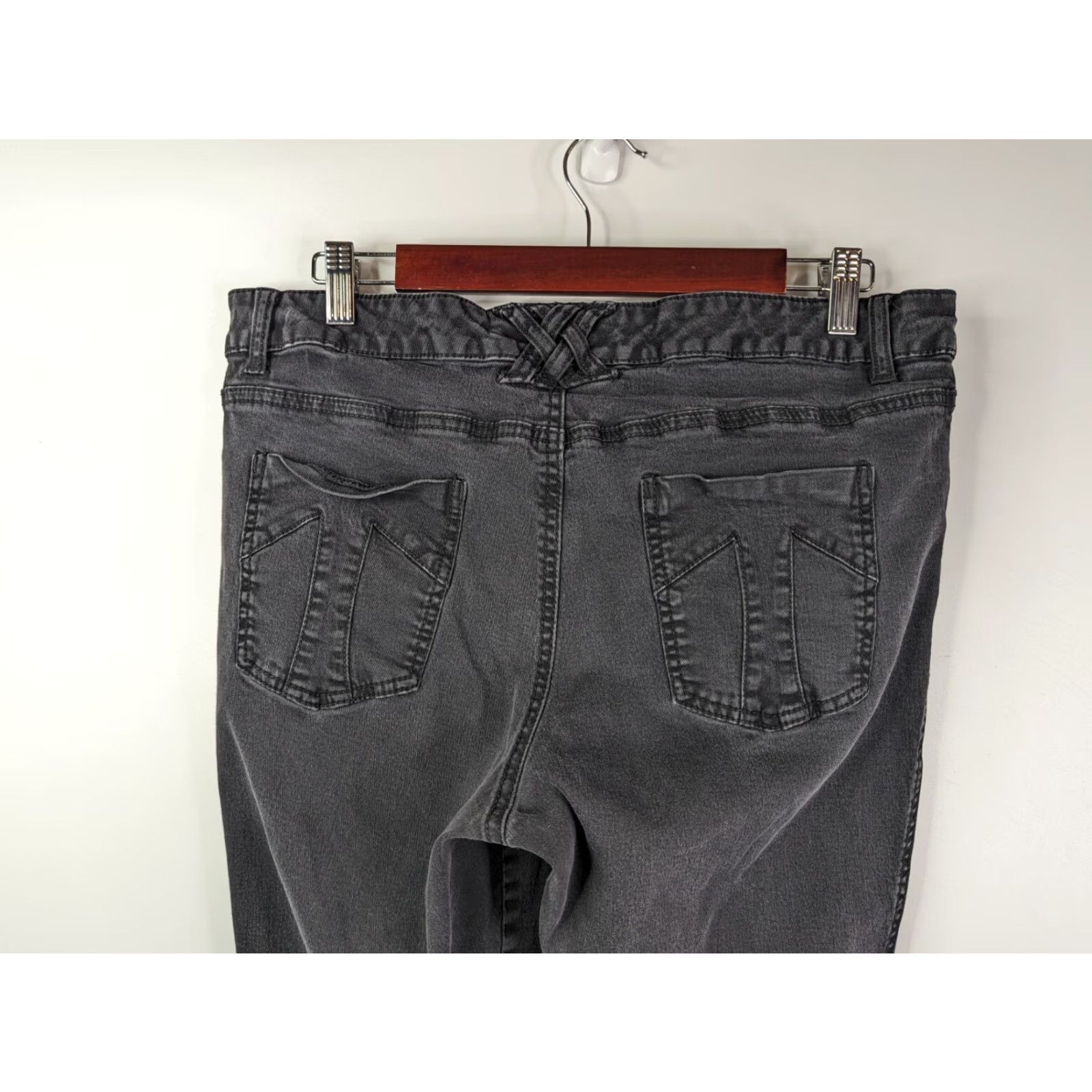 Tripp NYC VINTAGE Tripp NYC Jeans Womens Size 16S Black Stretch Skinny 90s Gothic Punk Emo Skating Size 38" / US 16 / IT 52 - 5 Thumbnail
