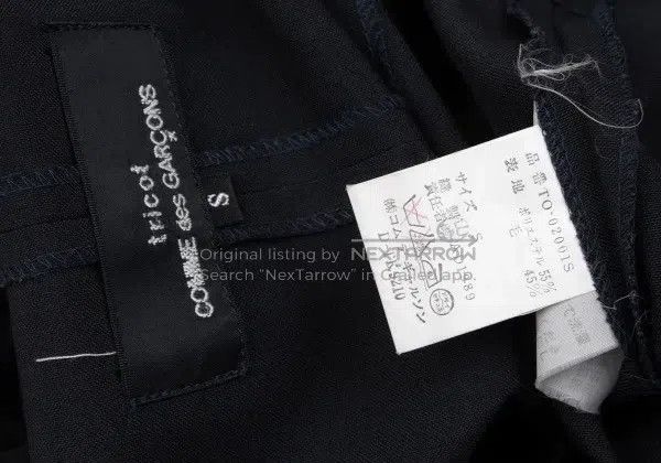 Comme des Garcons Comme Des Garcons Navy blue vintage double-breasted dress Size S / US 4 / IT 40 - 9 Thumbnail
