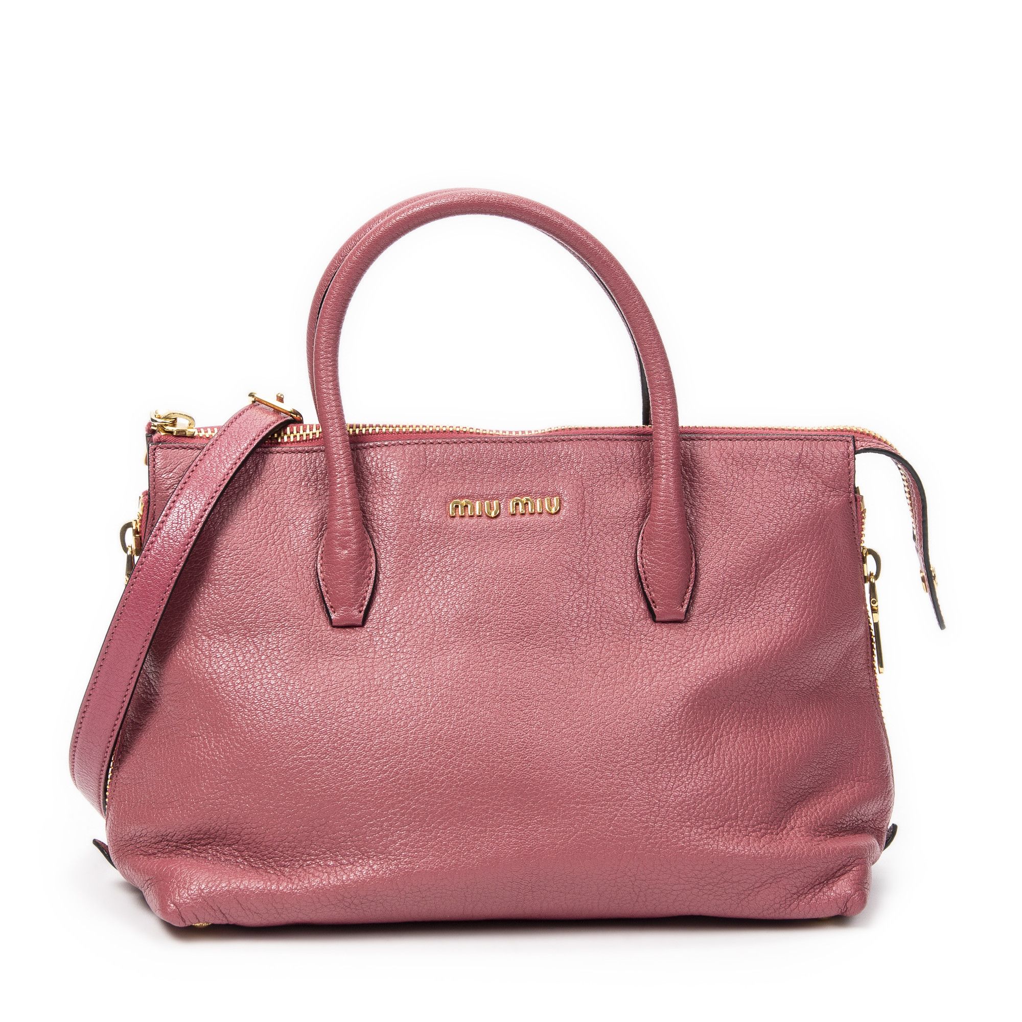 Miu Miu Side Zip Convertible Tote Size ONE SIZE - 1 Thumbnail