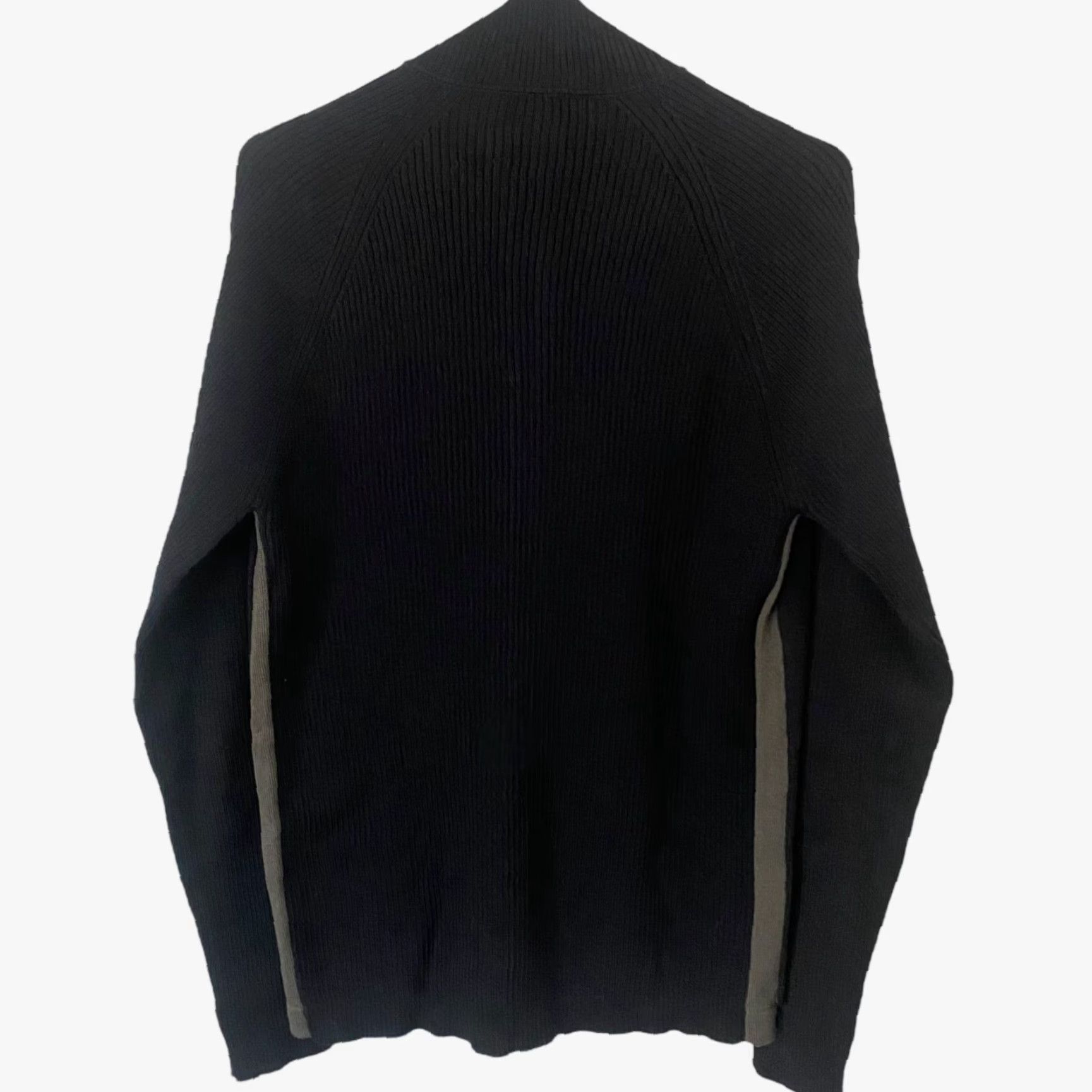Vintage VINTAGE Jeordie's Italia Wool Blend Sweater Jacket Mens XL Black Full Zip Long Sleeve Size US XL / EU 56 / 4 - 3 Thumbnail