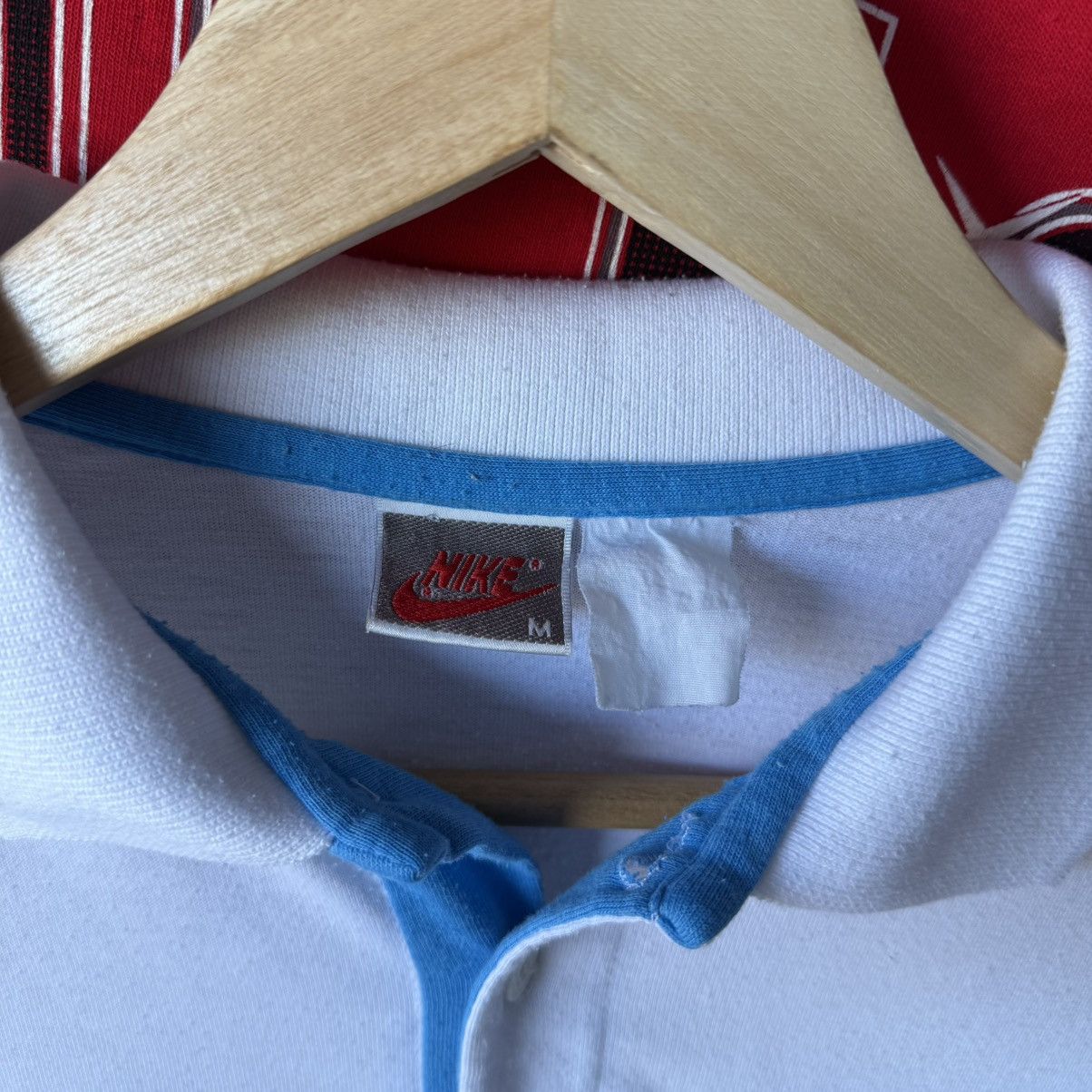 Nike × Vintage 80s Single Stiched Nike Court Tennis Vintage Polo Tee Shirt Size US M / EU 48-50 / 2 - 4 Thumbnail