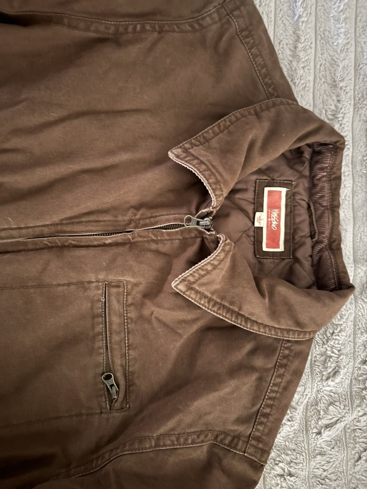 Vintage vintage chicago music vtg guitar thrashed flight jacket coat Size US L / EU 52-54 / 3 - 16 Thumbnail