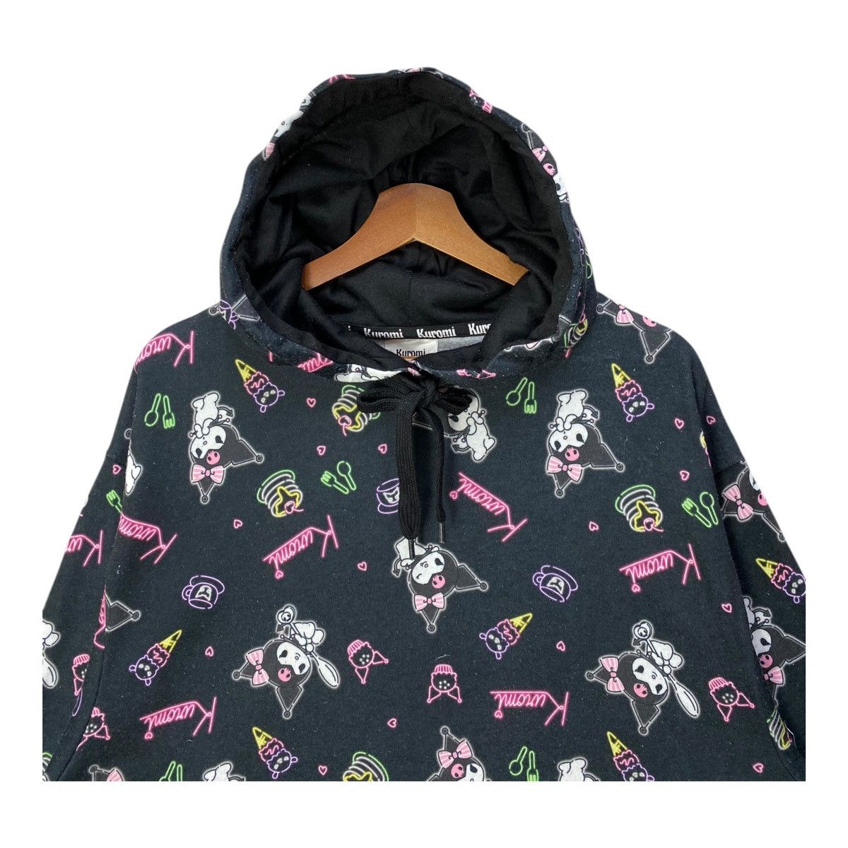 Japanese Brand Japanese Cartoon Kuromi Hoodie Full Print Jumper Size L Size L / US 10 / IT 46 - 2 Thumbnail