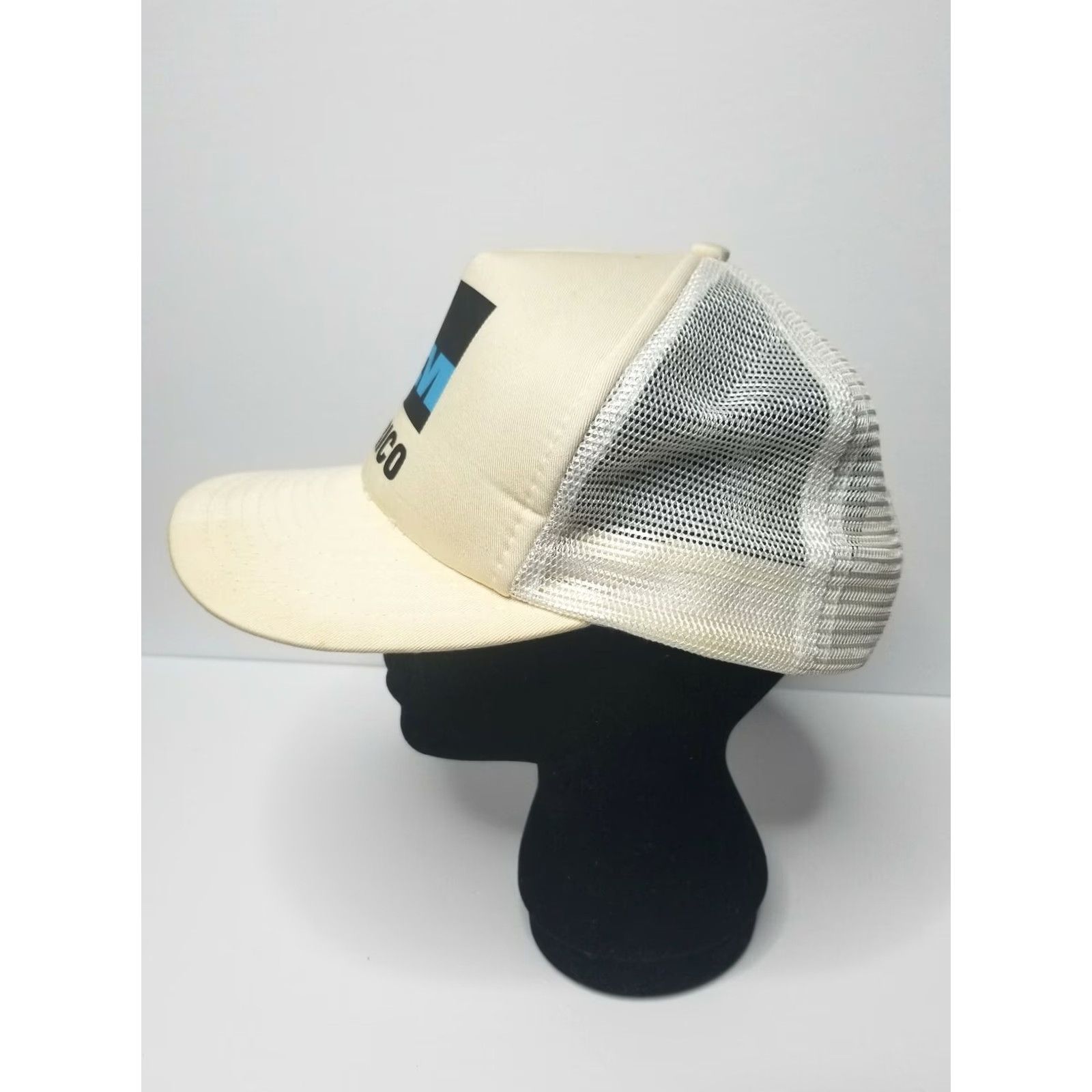Vintage Vintage Ivory Blue Agrico Hat Baseball Trucker Cap Dad Hat Snapback Fertilizer Cap Men Adjustable Size ONE SIZE - 6 Thumbnail